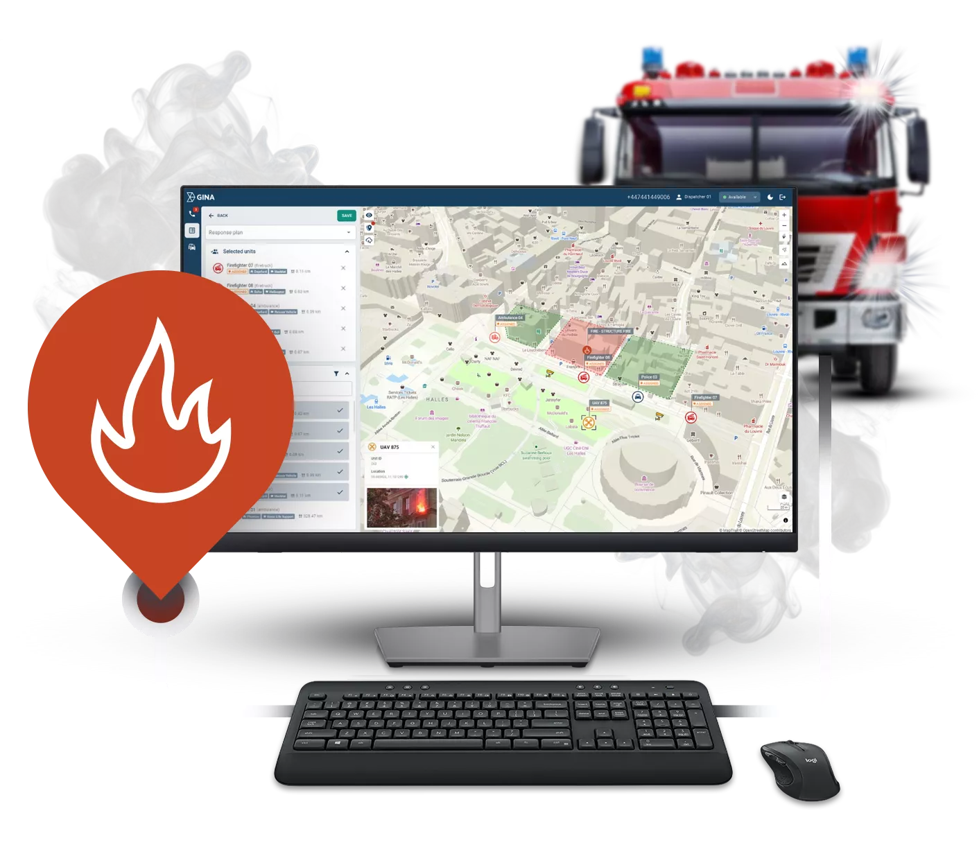 Nationwide public safety organization enhances emergency response with GINA