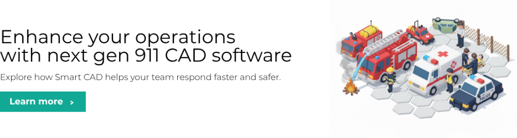 How are 911 calls dispatched with next generation CAD software.