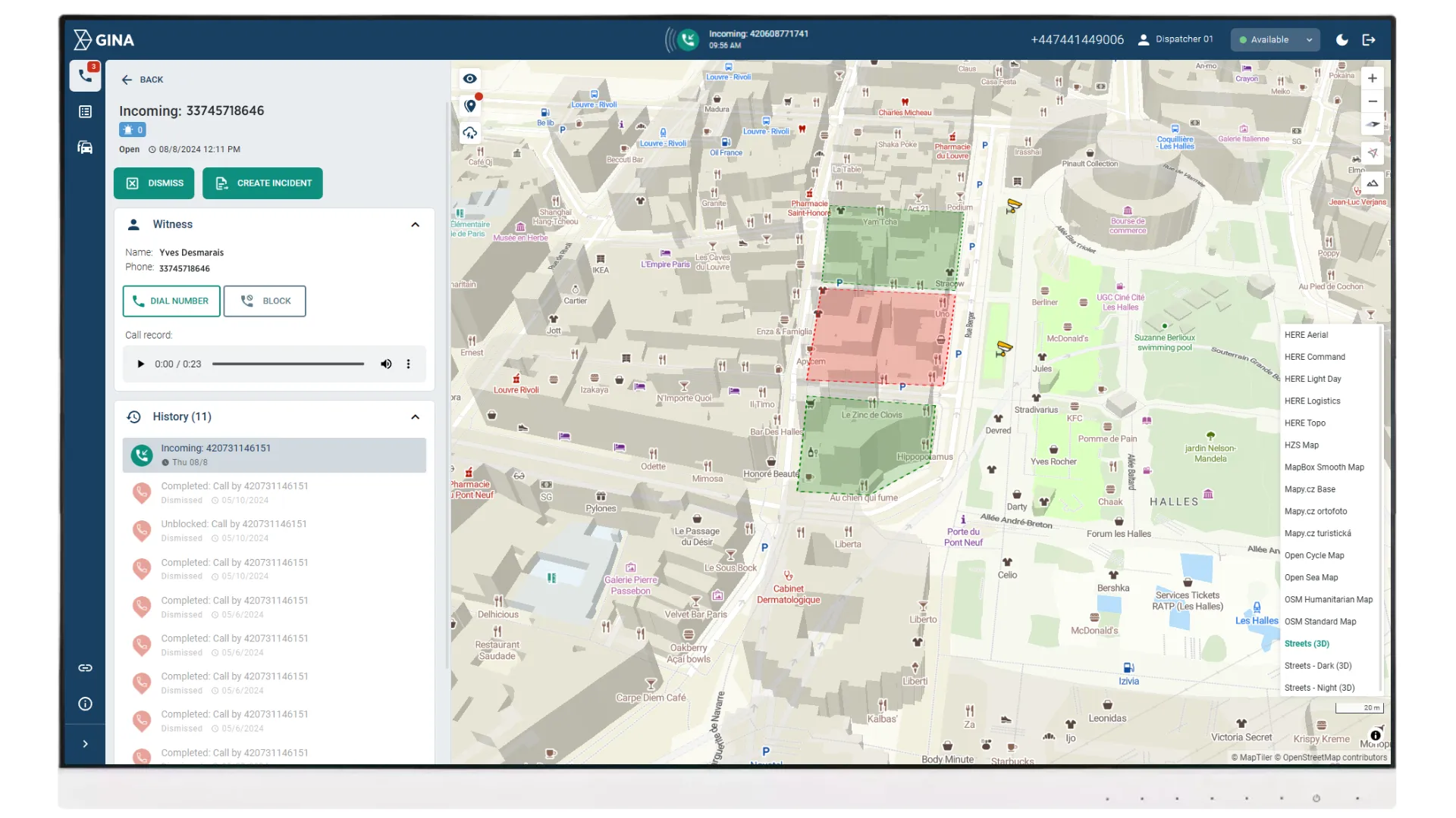 Streamlined call taking