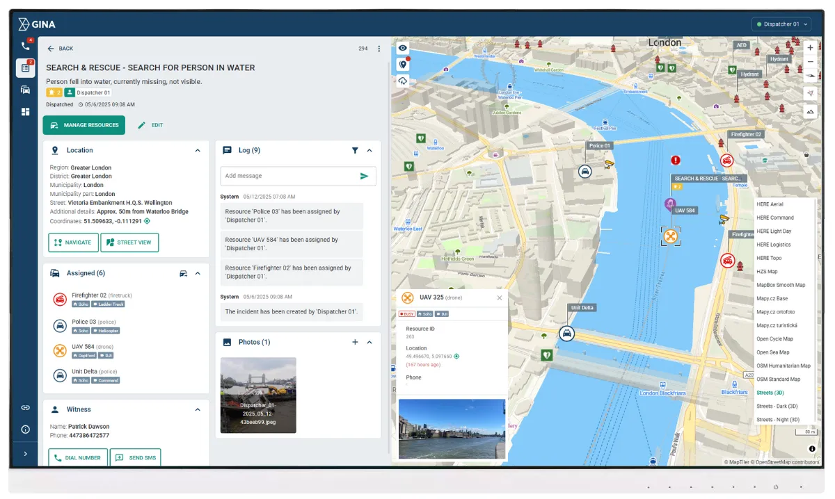 Reporting and incident log