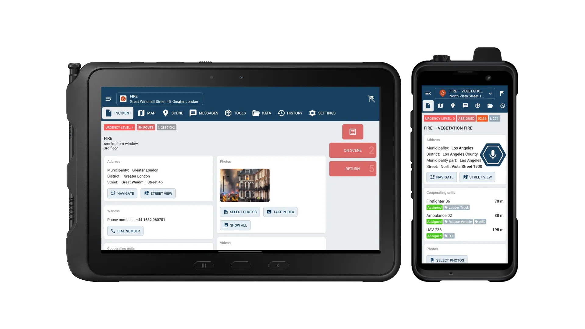 Mobile response tools