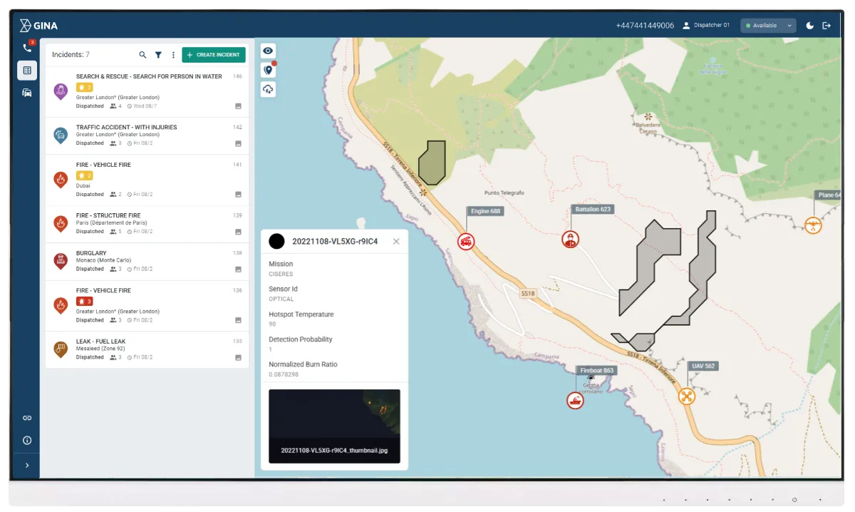 Clear satellite layers