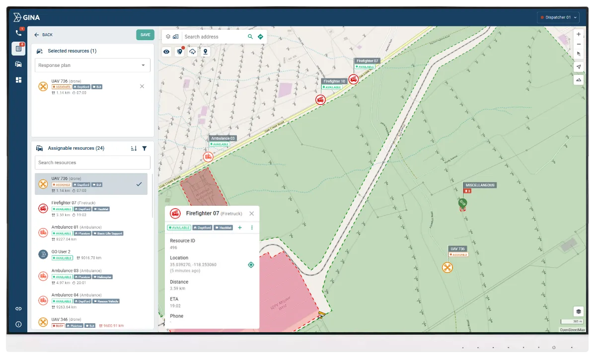 Live resource tracking