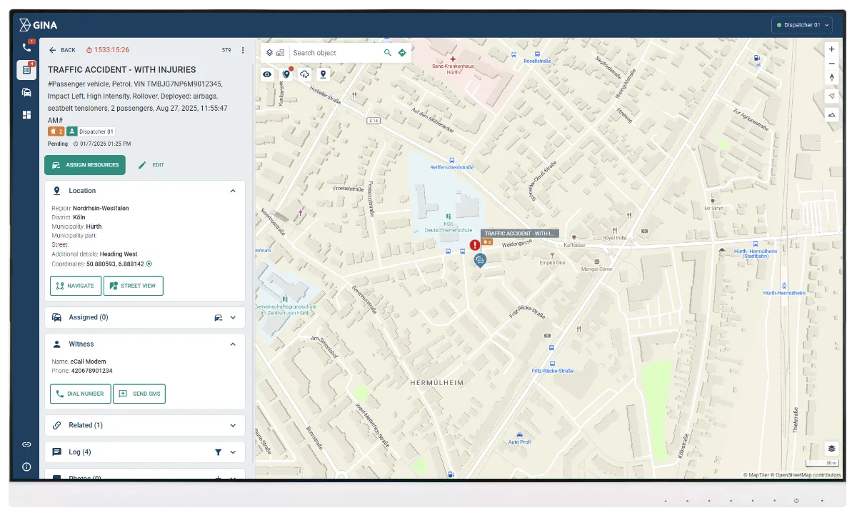 Instant incident creation