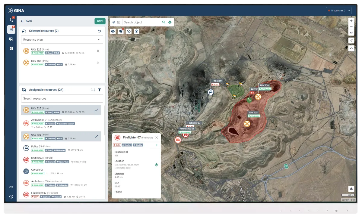 Resource tracking and guided response