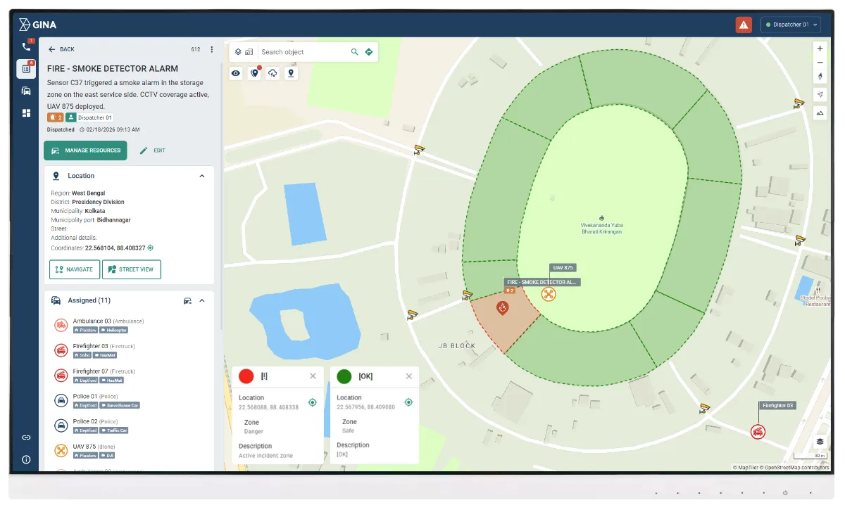 Zone control and geofencing