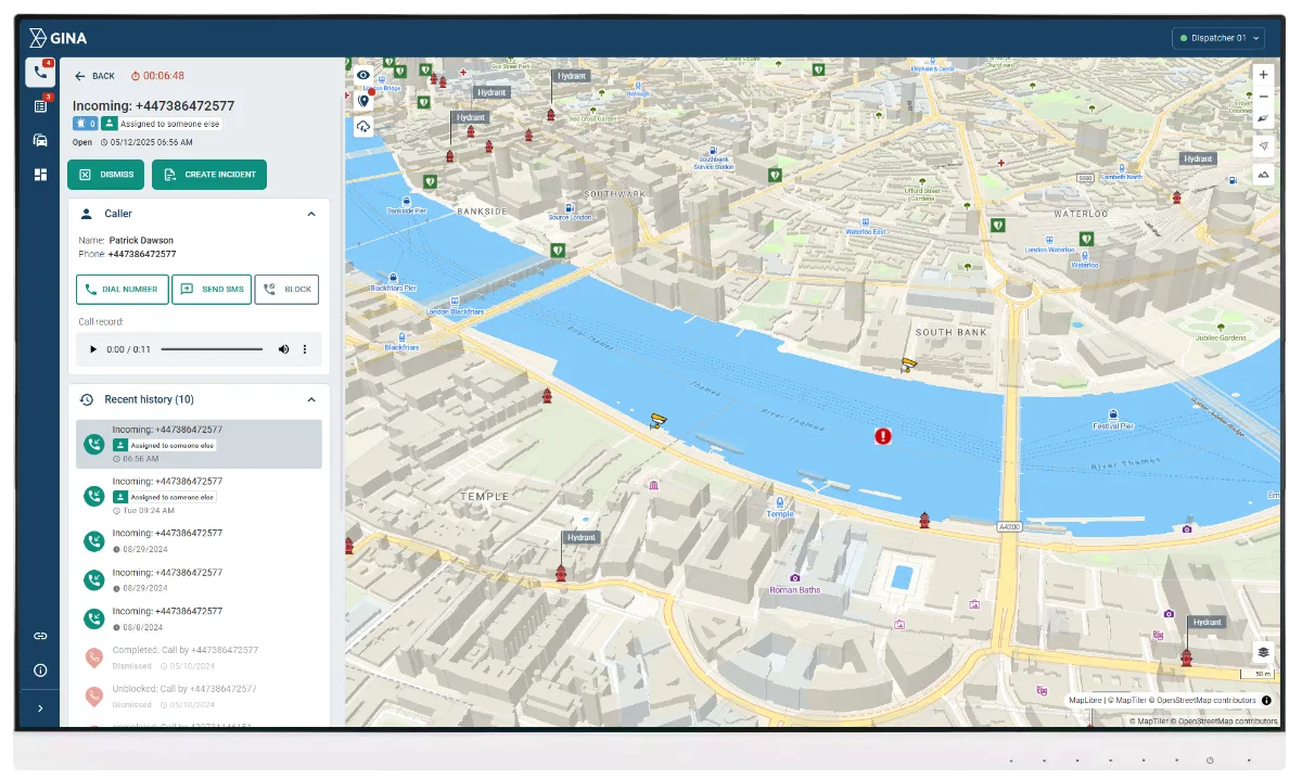 Efficient call taking
