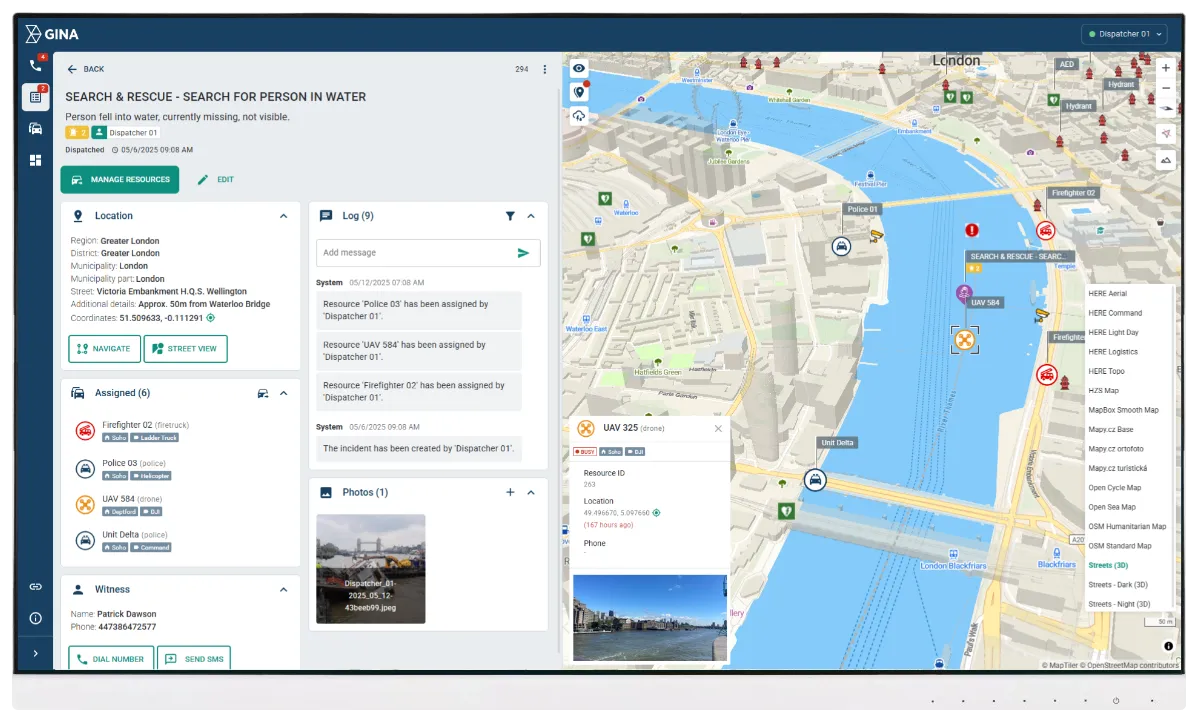 Reporting and incident history