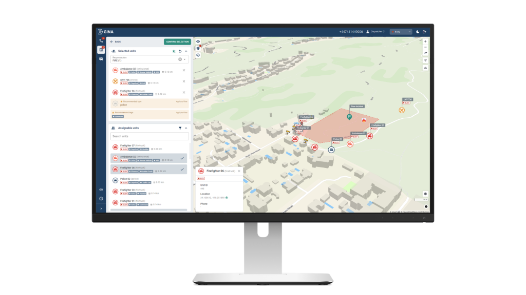 Mark43 CAD alternative: Smart CAD dispatch interface with live map, unit tracking, and multi-sector incident management.