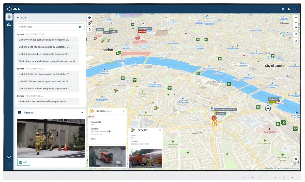 CCTV and drone integration